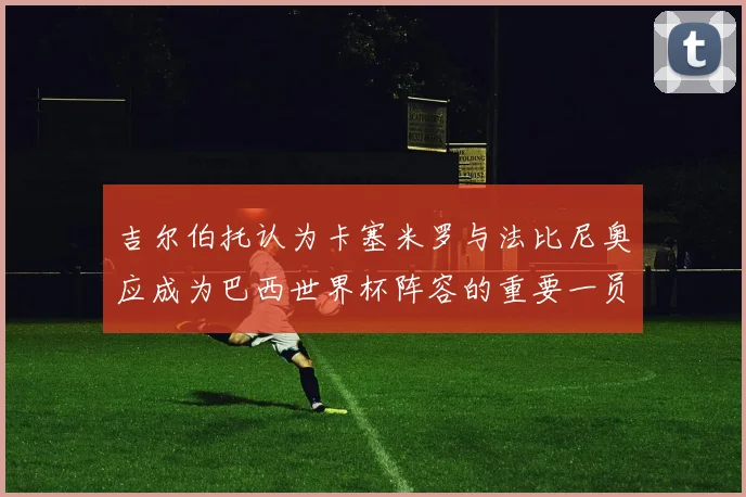 吉尔伯托认为卡塞米罗与法比尼奥应成为巴西世界杯阵容的重要一员